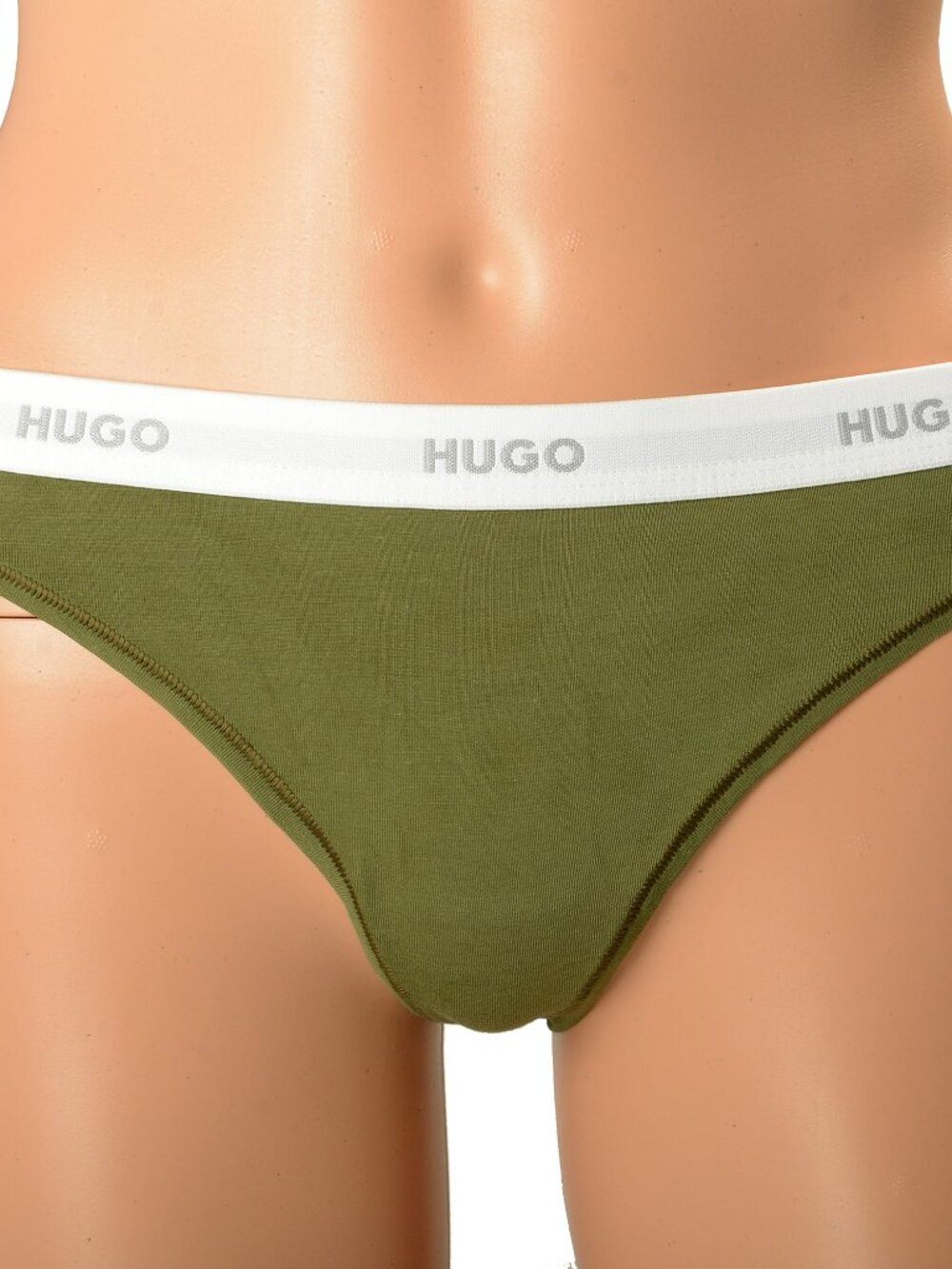 Hugo Boss Women's "Hugo ID Thong" Logo Print Thong Panties US S IT 40